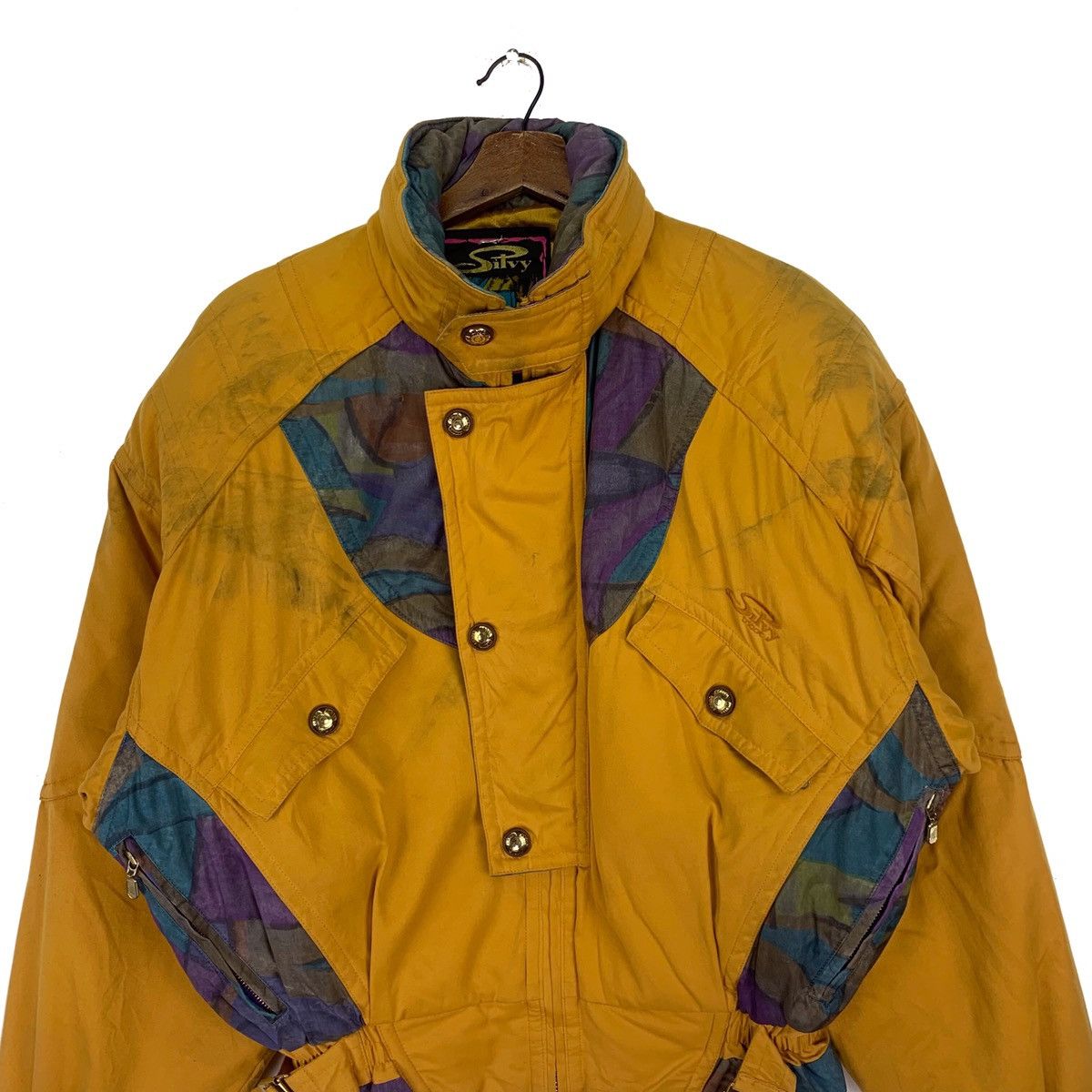 Japanese Brand Vintage Silvy Art Designer Ski Zipper Jacket Size US L / EU 52-54 / 3 - 2 Thumbnail