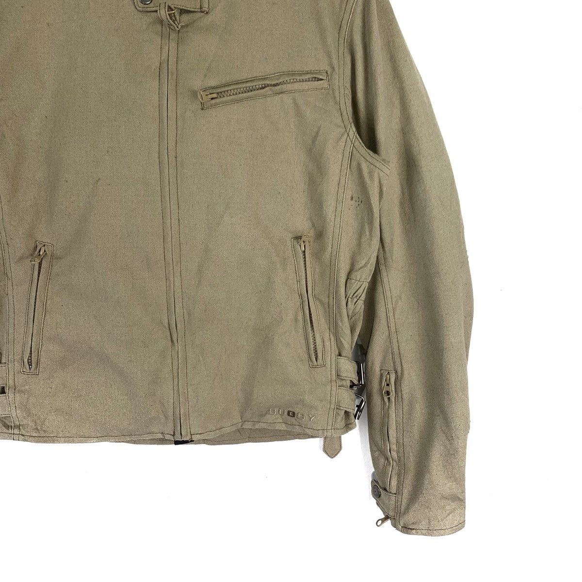 Japanese Brand Vintage Buggy For Motorcycle Racing Safety Jacket Size US L / EU 52-54 / 3 - 3 Thumbnail