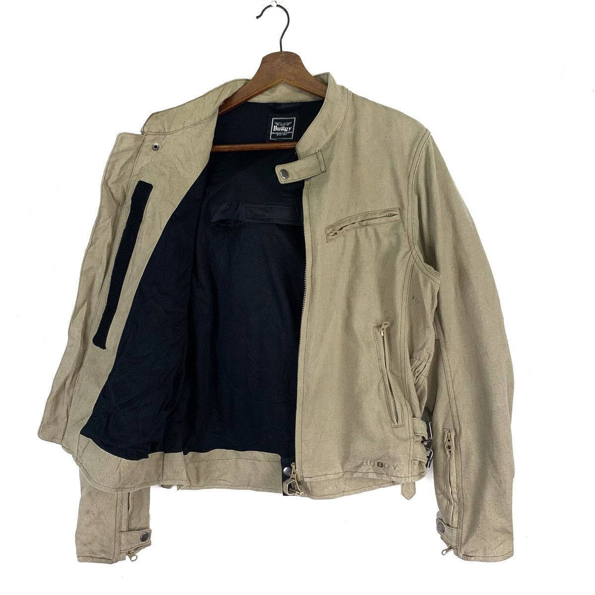 Japanese Brand Vintage Buggy For Motorcycle Racing Safety Jacket Size US L / EU 52-54 / 3 - 4 Thumbnail