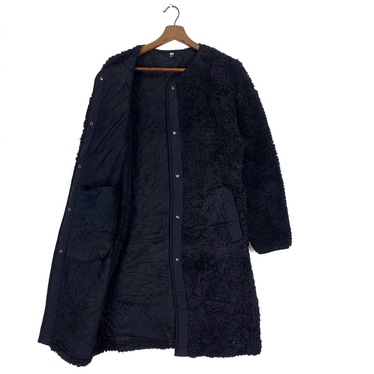 Uniqlo Vintage Uniqlo Wool Trench Jacket Size US S / EU 44-46 / 1 - 4 Thumbnail