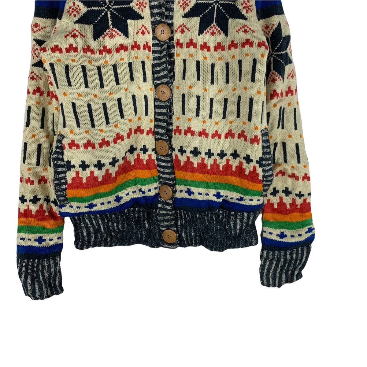 Native Vintage Blue Moon Blue Bandana Native Knitwear Jacket Size US M / EU 48-50 / 2 - 3 Thumbnail