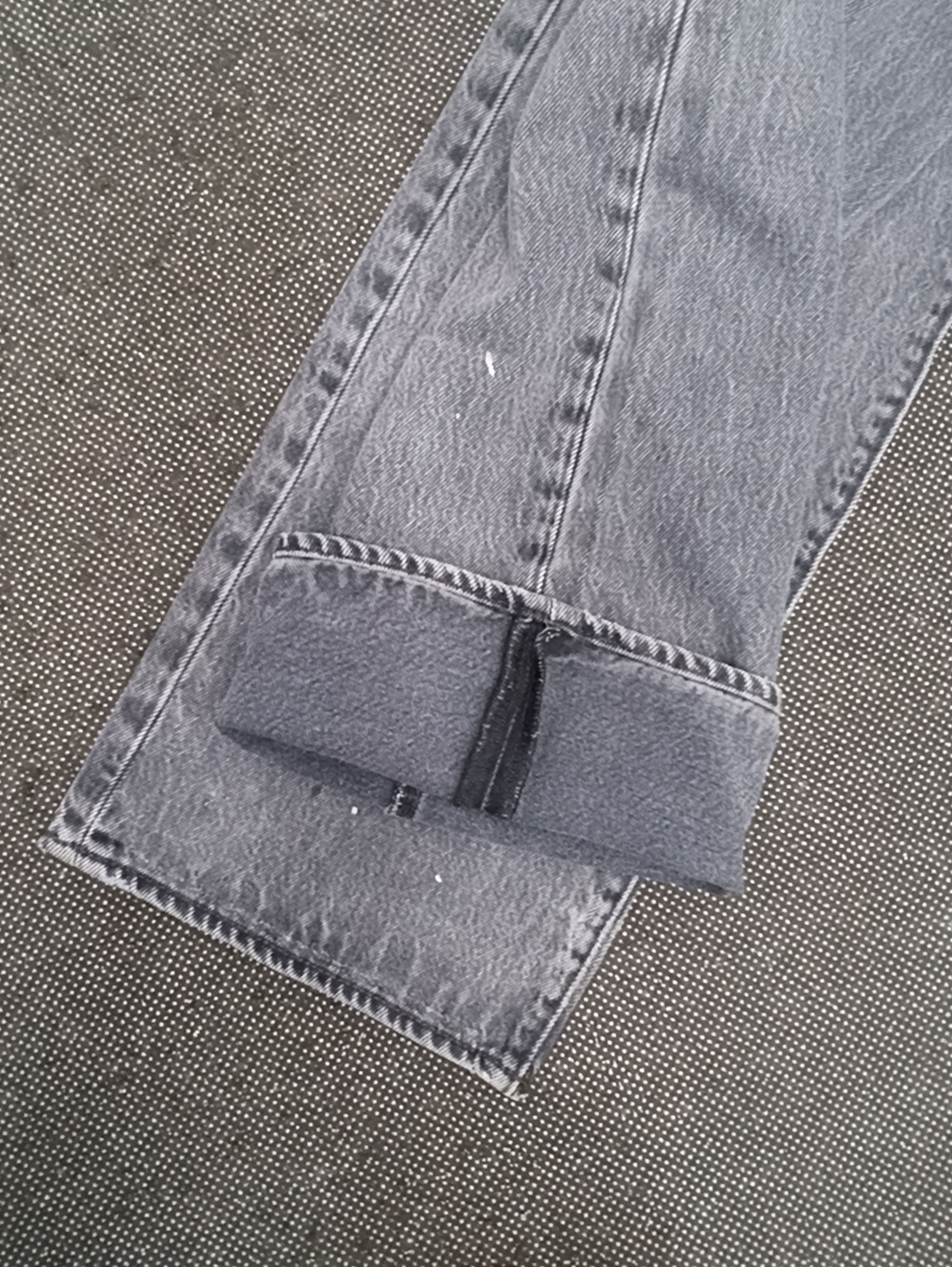 Jean × Levi's × Vintage VINTAGE LEVIS 501 DISTRESSED FADED BLACK JEANS -J287 Size US 38 / EU 54 - 7 Thumbnail