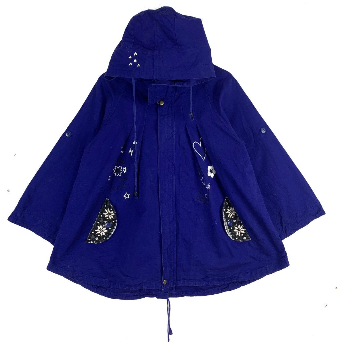 Japanese Brand Vintage Scolar Rare Design Flower Zipper Jacket Size US M / EU 48-50 / 2 - 1 Thumbnail
