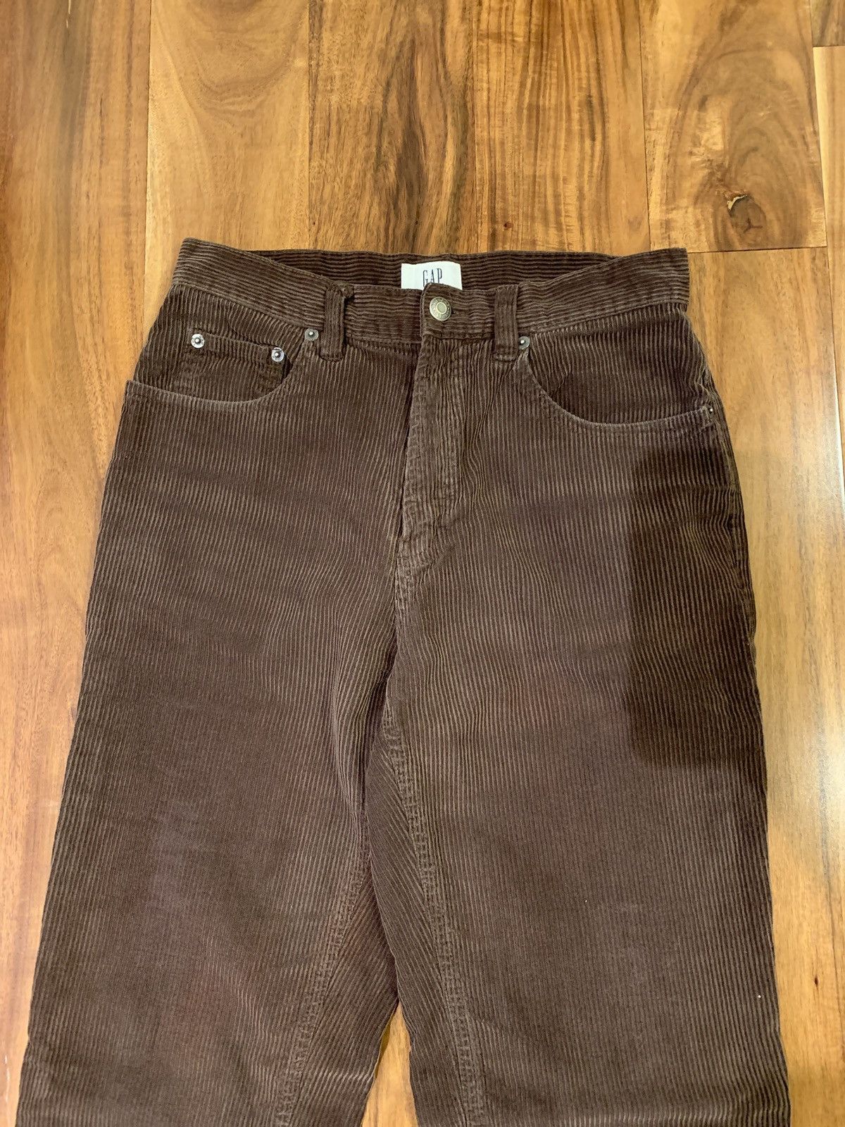 Gap × Vintage Vintage Gap Mocha Corduroy Pants Size US 28 / EU 44 - 4 Thumbnail