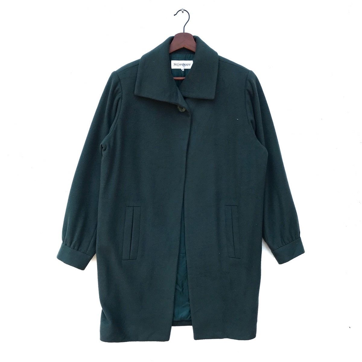 Vintage Yves Saint Laurent Wool Long Coat