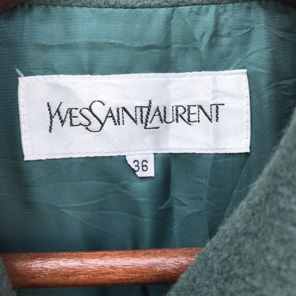 Yves Saint Laurent Vintage Yves Saint Laurent Wool Long Coat Size US L / EU 52-54 / 3 - 6 Thumbnail