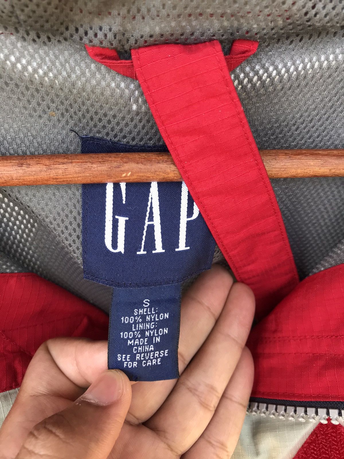 Gap × Vintage GAP Light Jacket Hooded Size US L / EU 52-54 / 3 - 3 Thumbnail