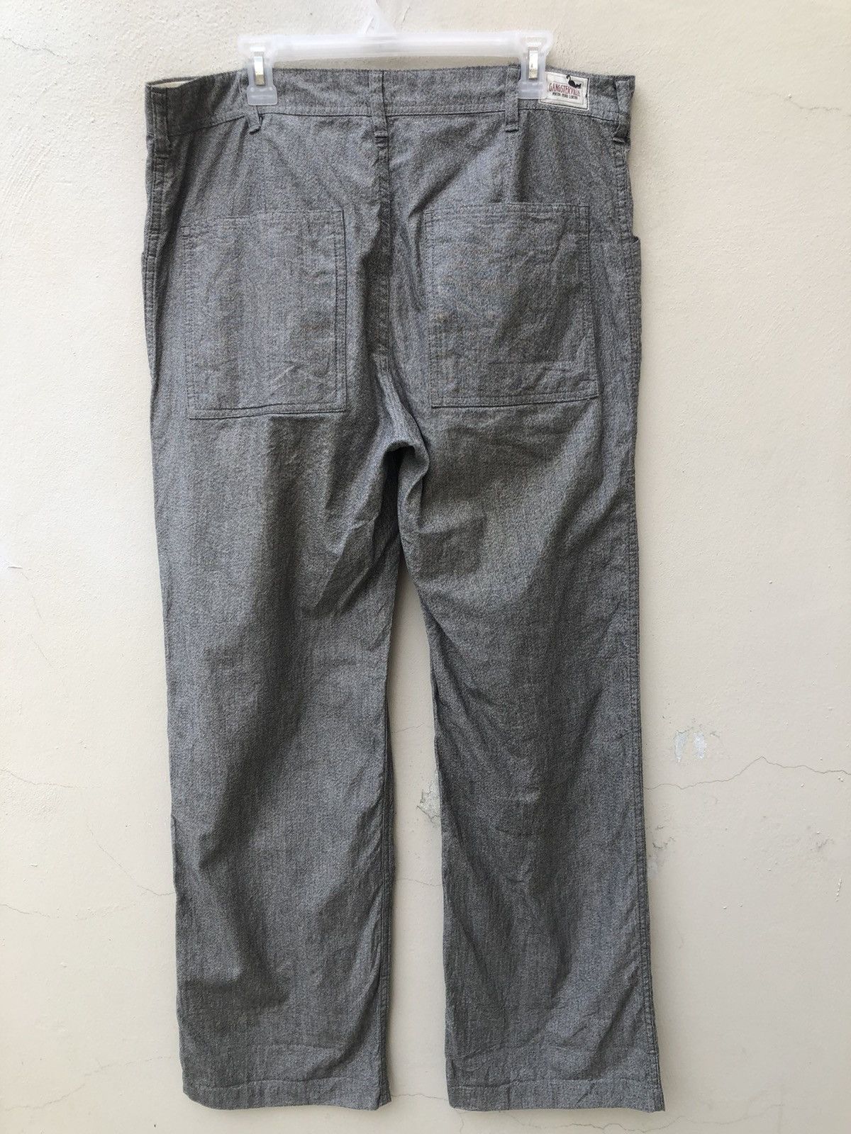 Japanese Brand Glad Hand Gangsterville Salt & Pepper Fatigue Trouser Pant Size US 36 / EU 52 - 14 Thumbnail