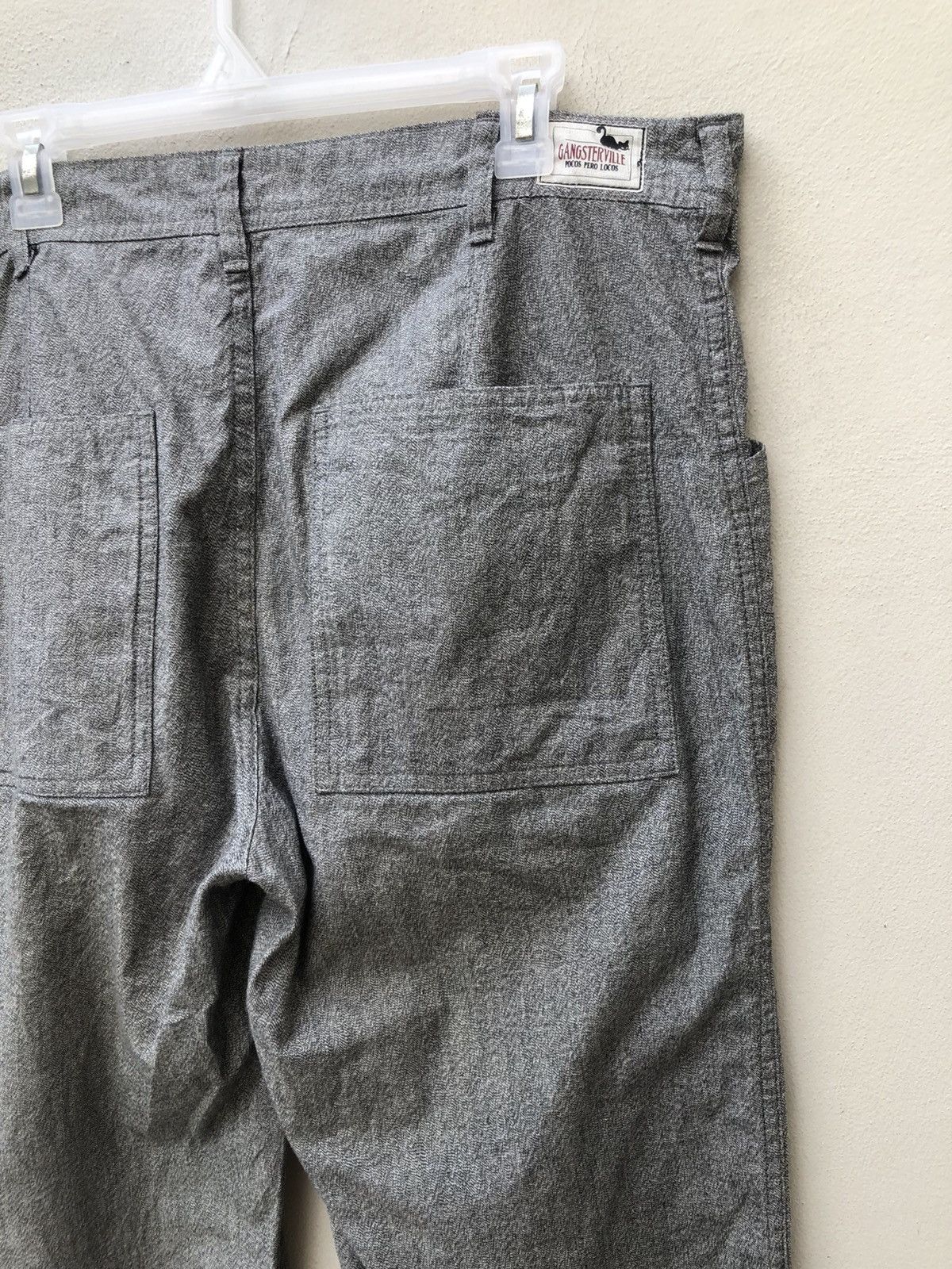 Japanese Brand Glad Hand Gangsterville Salt & Pepper Fatigue Trouser Pant Size US 36 / EU 52 - 17 Thumbnail