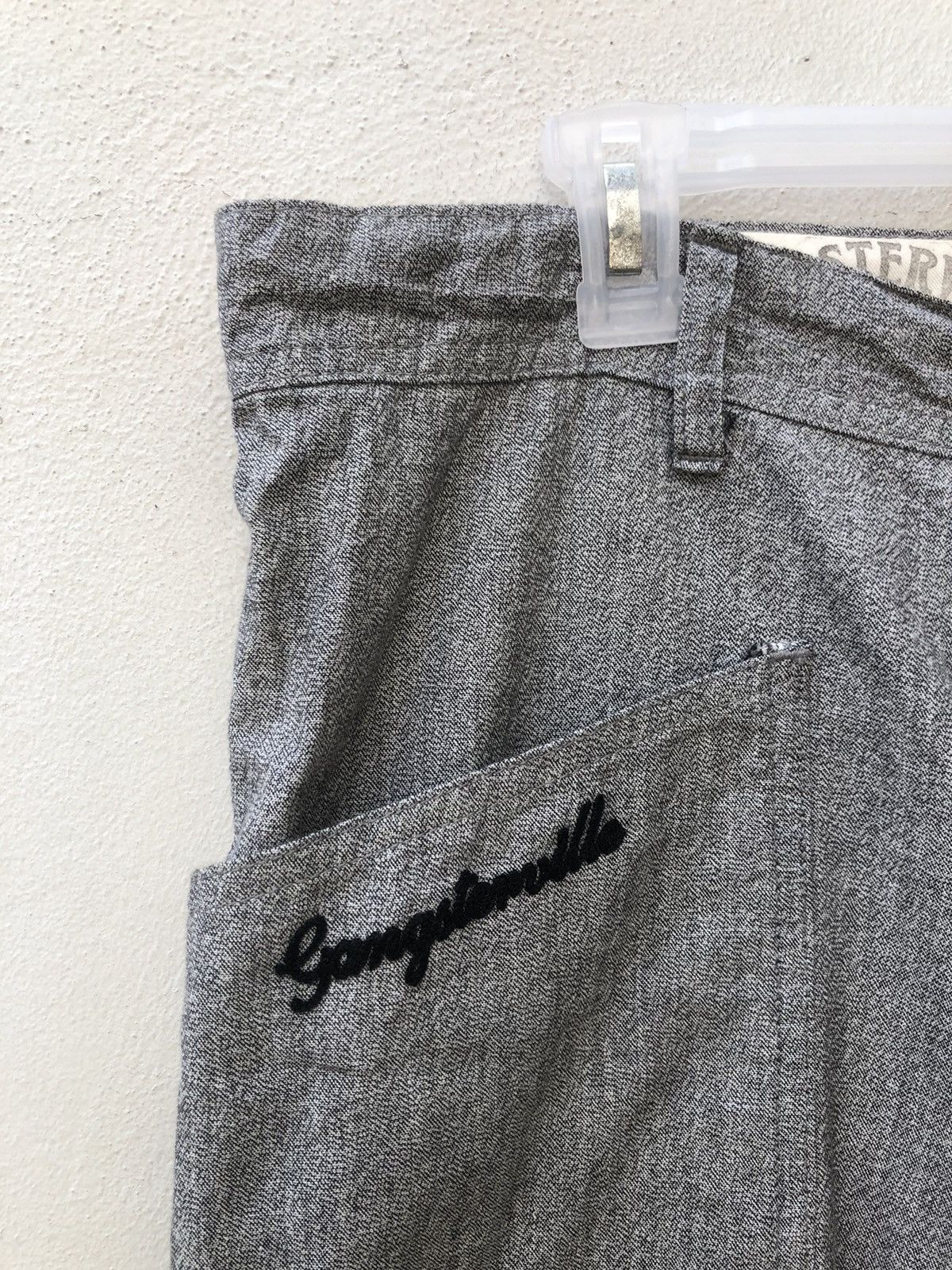 Japanese Brand Glad Hand Gangsterville Salt & Pepper Fatigue Trouser Pant Size US 36 / EU 52 - 7 Thumbnail