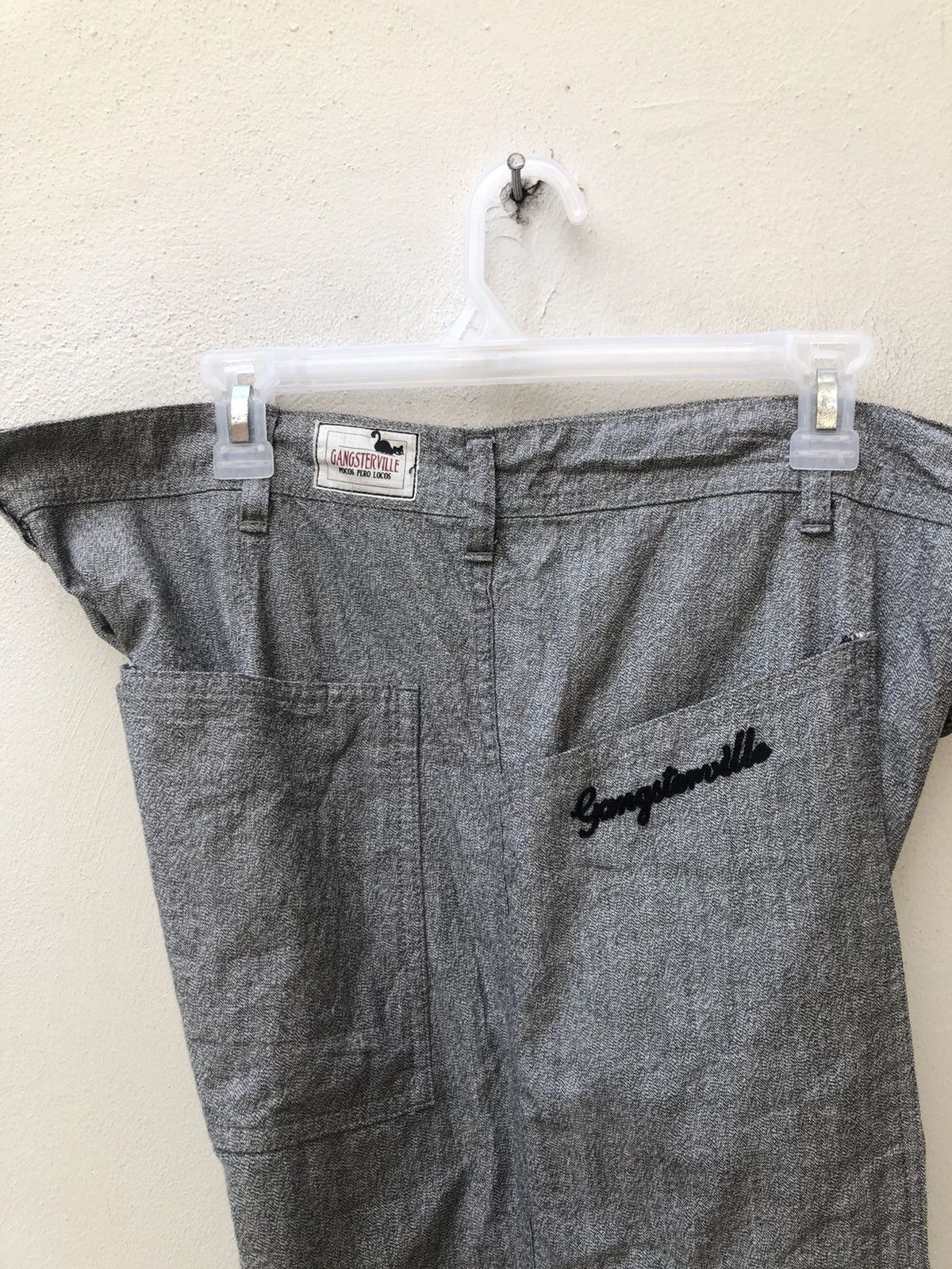 Japanese Brand Glad Hand Gangsterville Salt & Pepper Fatigue Trouser Pant Size US 36 / EU 52 - 21 Thumbnail