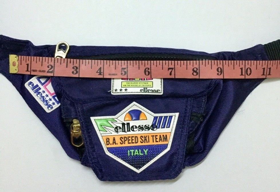 Ellesse VINTAGE 90s ELLESSE SKI TEAM ITALY BIG LOGO POUCH BAG Size ONE SIZE - 9 Thumbnail