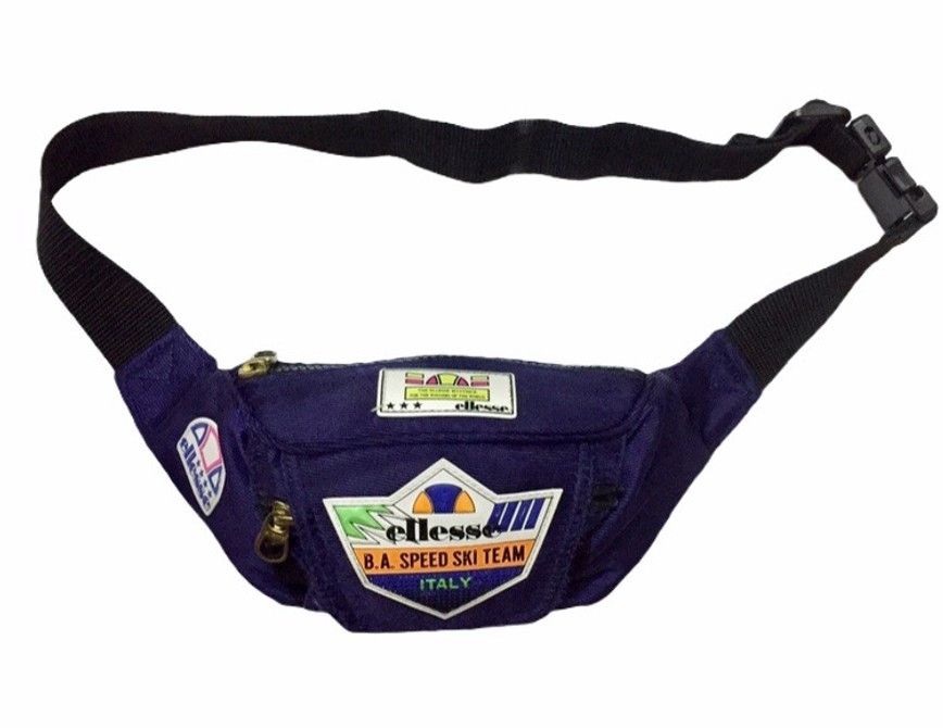 Ellesse VINTAGE 90s ELLESSE SKI TEAM ITALY BIG LOGO POUCH BAG Size ONE SIZE - 1 Thumbnail