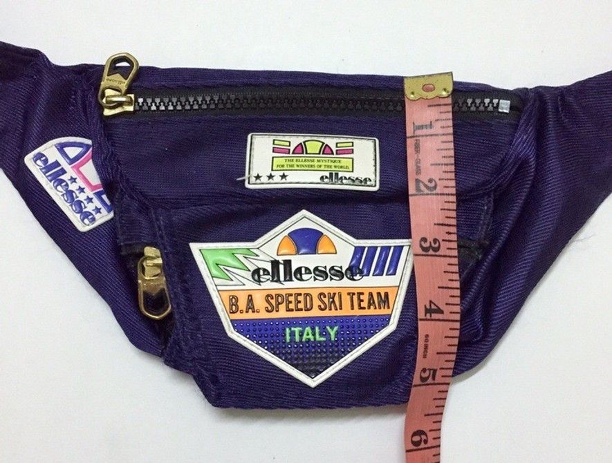 Ellesse VINTAGE 90s ELLESSE SKI TEAM ITALY BIG LOGO POUCH BAG Size ONE SIZE - 10 Thumbnail