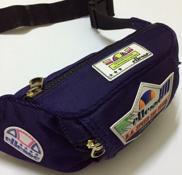 Ellesse VINTAGE 90s ELLESSE SKI TEAM ITALY BIG LOGO POUCH BAG Size ONE SIZE - 4 Thumbnail