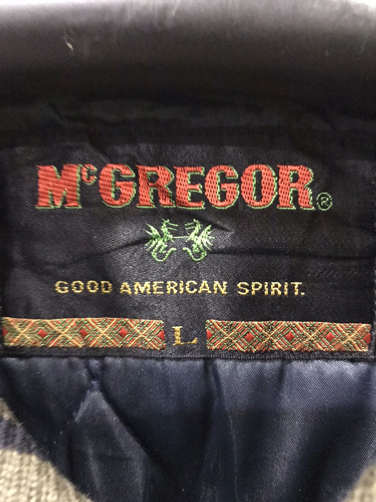 McGregor × Vintage Vintage McGREGOR 3 Tones Varsity Jacket Size US L / EU 52-54 / 3 - 7 Thumbnail