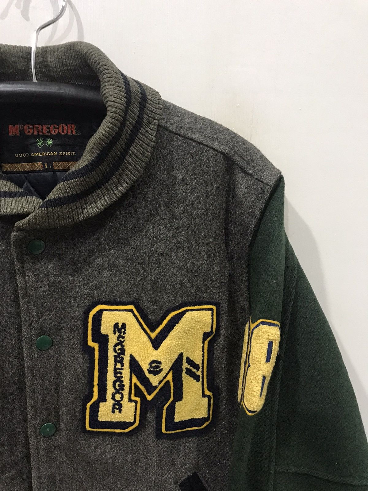 McGregor × Vintage Vintage McGREGOR 3 Tones Varsity Jacket Size US L / EU 52-54 / 3 - 3 Thumbnail