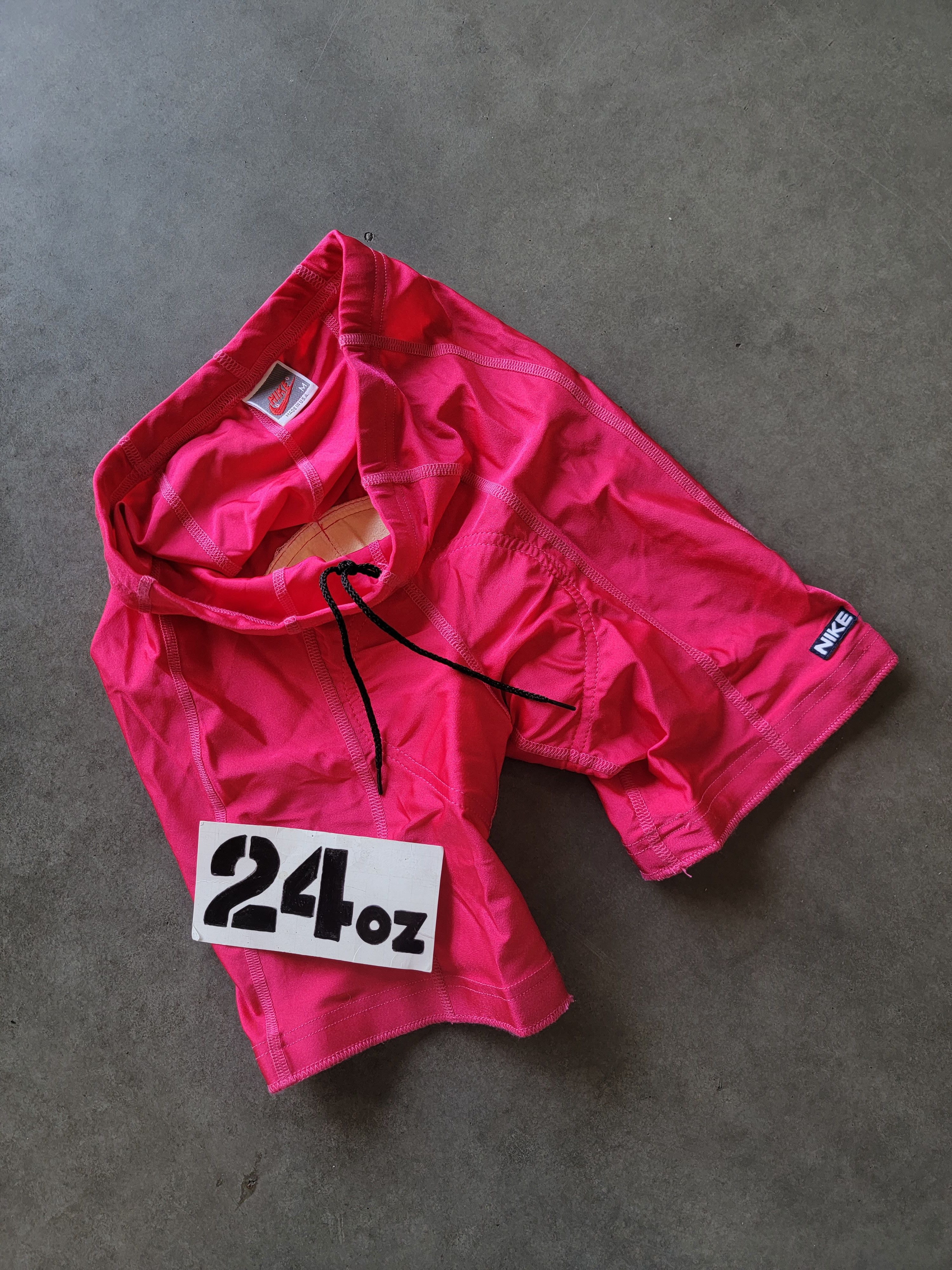 pink nike biker shorts