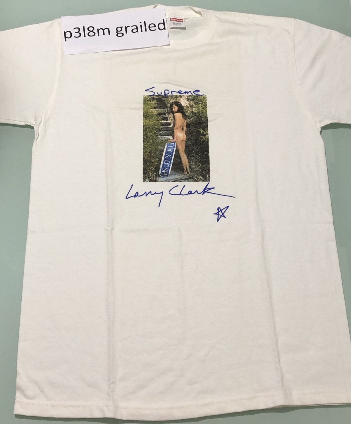 【新品同様・超希少】Supreme×Larry Clark FUCK BUSH Supreme - Supreme X Larry Clark fuck bush photo tshirt 2003