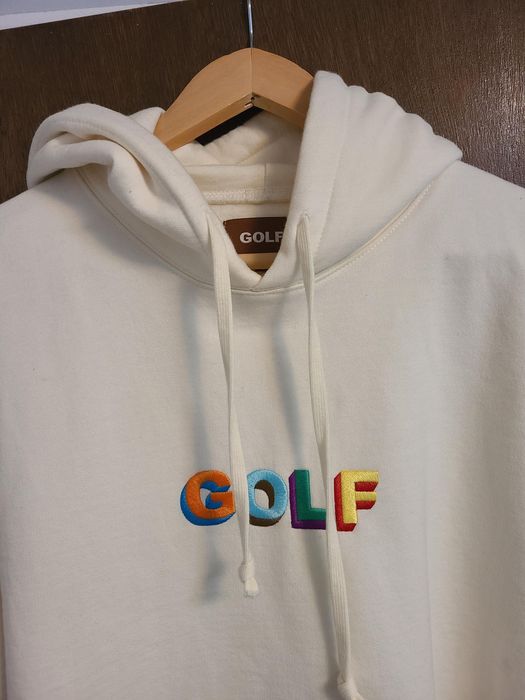 Golf Wang GOLF Cream Colored Hoodie Grailed