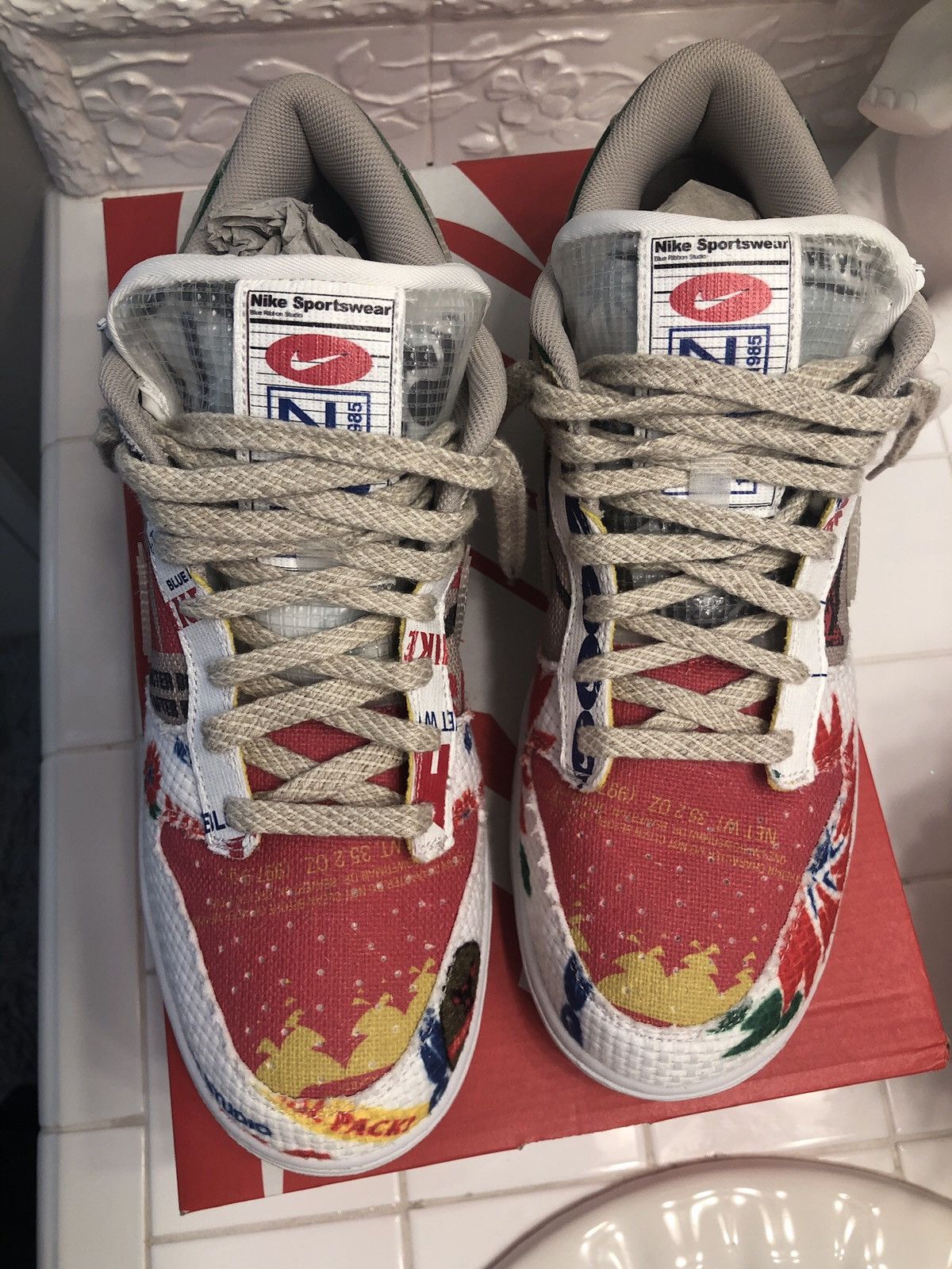 Nike Nike Dunk Low SP City Market Size US 11 / EU 44 - 6 Thumbnail