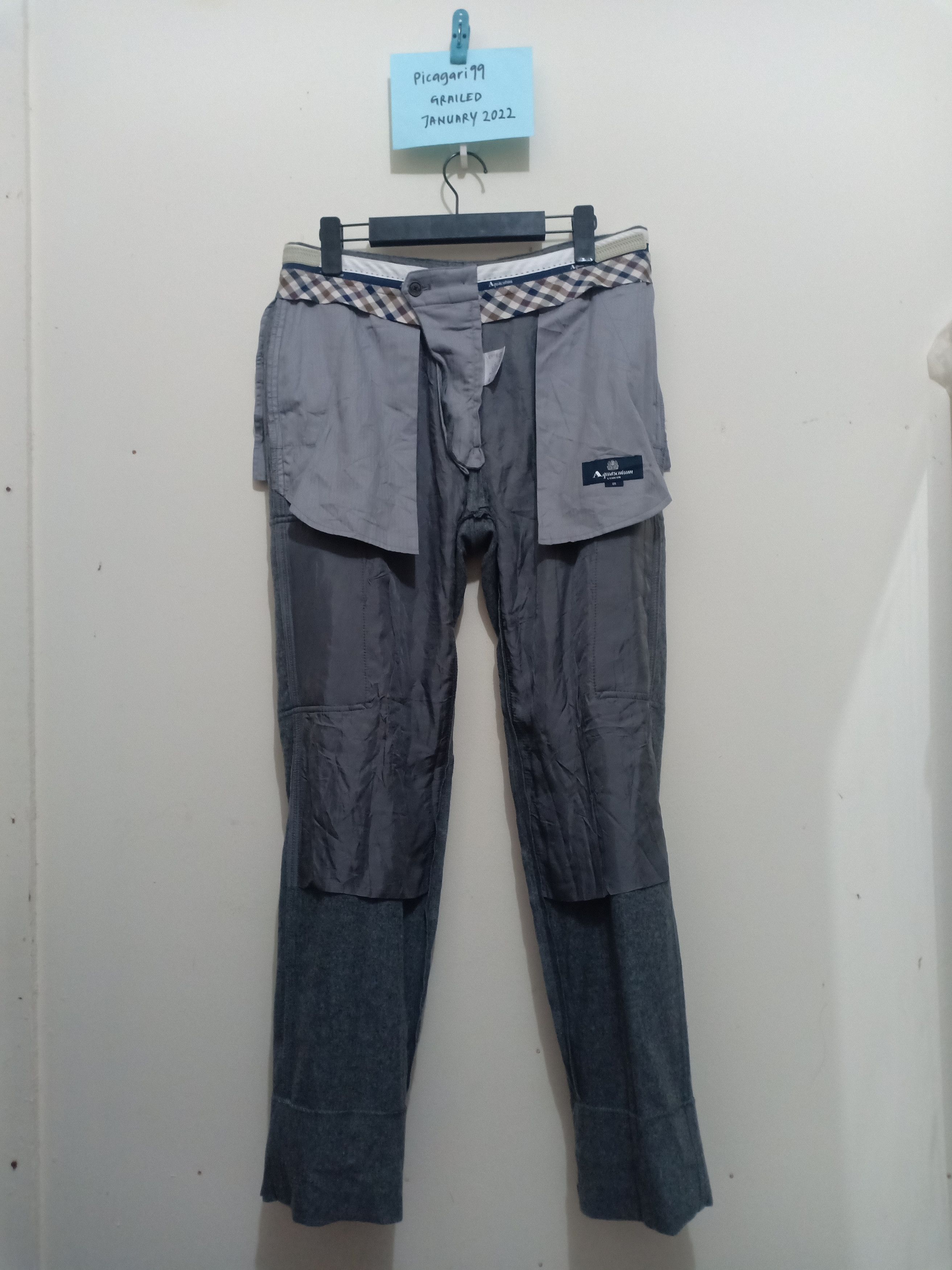 Aquascutum × Hysteric Glamour × Japanese Brand Rare!!! Vtg Aquascutum Cargo Pants Size US 31 - 14 Thumbnail