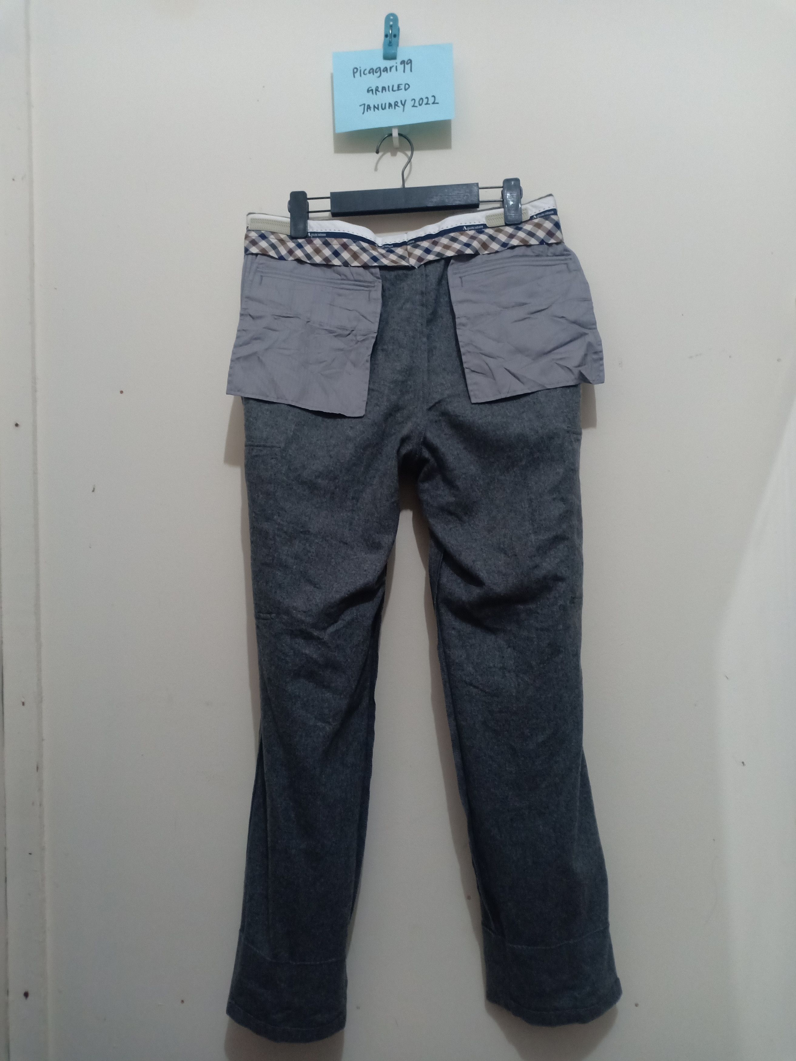 Aquascutum × Hysteric Glamour × Japanese Brand Rare!!! Vtg Aquascutum Cargo Pants Size US 31 - 17 Thumbnail