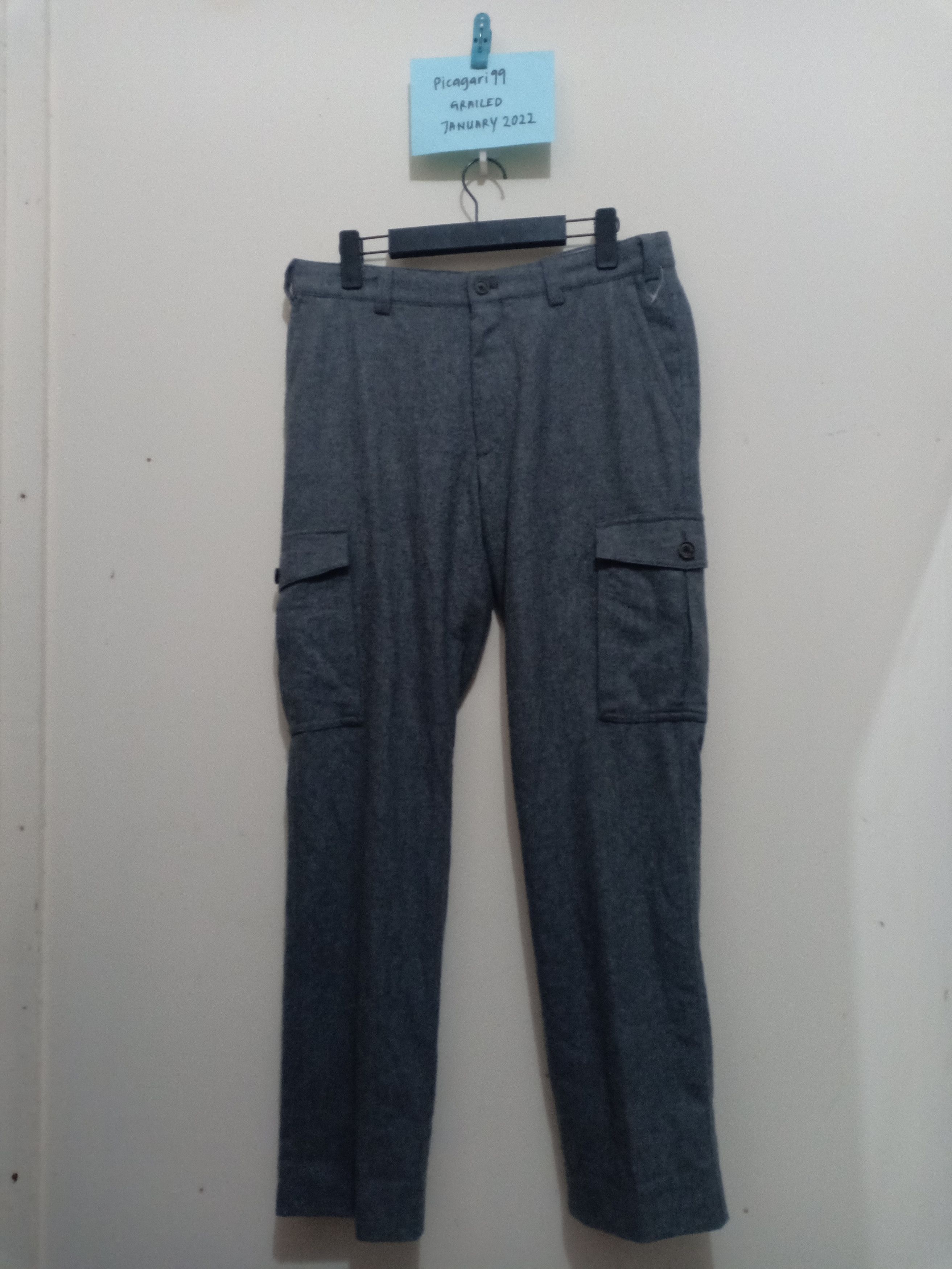 Aquascutum × Hysteric Glamour × Japanese Brand Rare!!! Vtg Aquascutum Cargo Pants Size US 31 - 1 Thumbnail