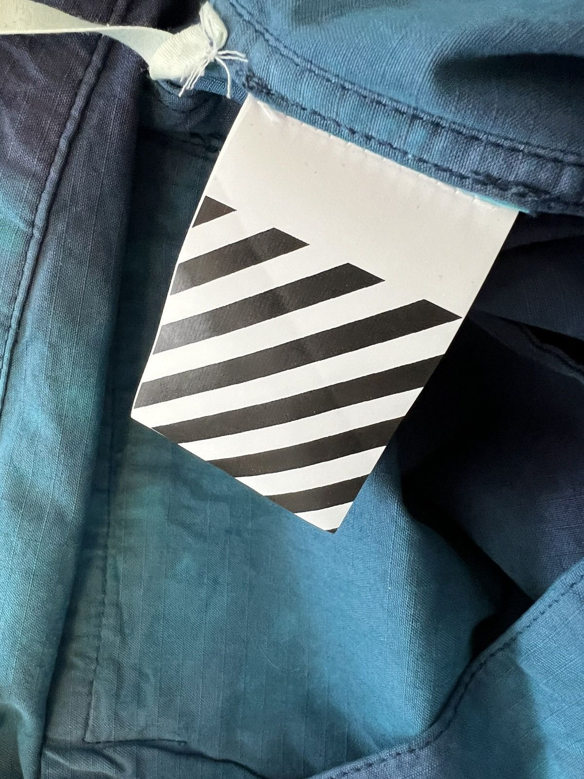 Off-White c/o VIRGIL ABLOH Ripstop Cargo Pant Petrol Blue Size US 34 / EU 50 - 18 Thumbnail