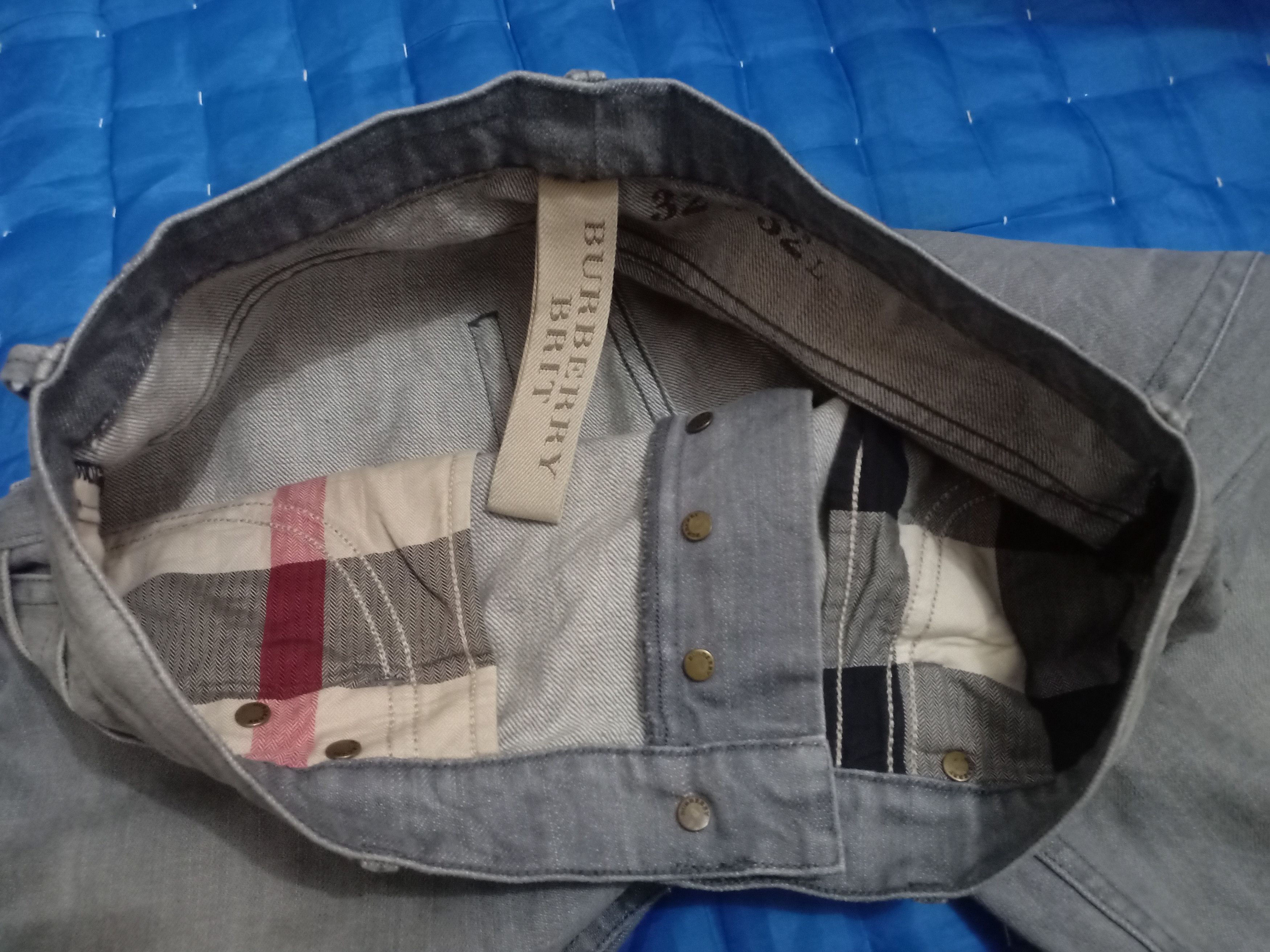 Burberry Vtg Burberry Brit Jeans Size US 30 / EU 46 - 13 Thumbnail