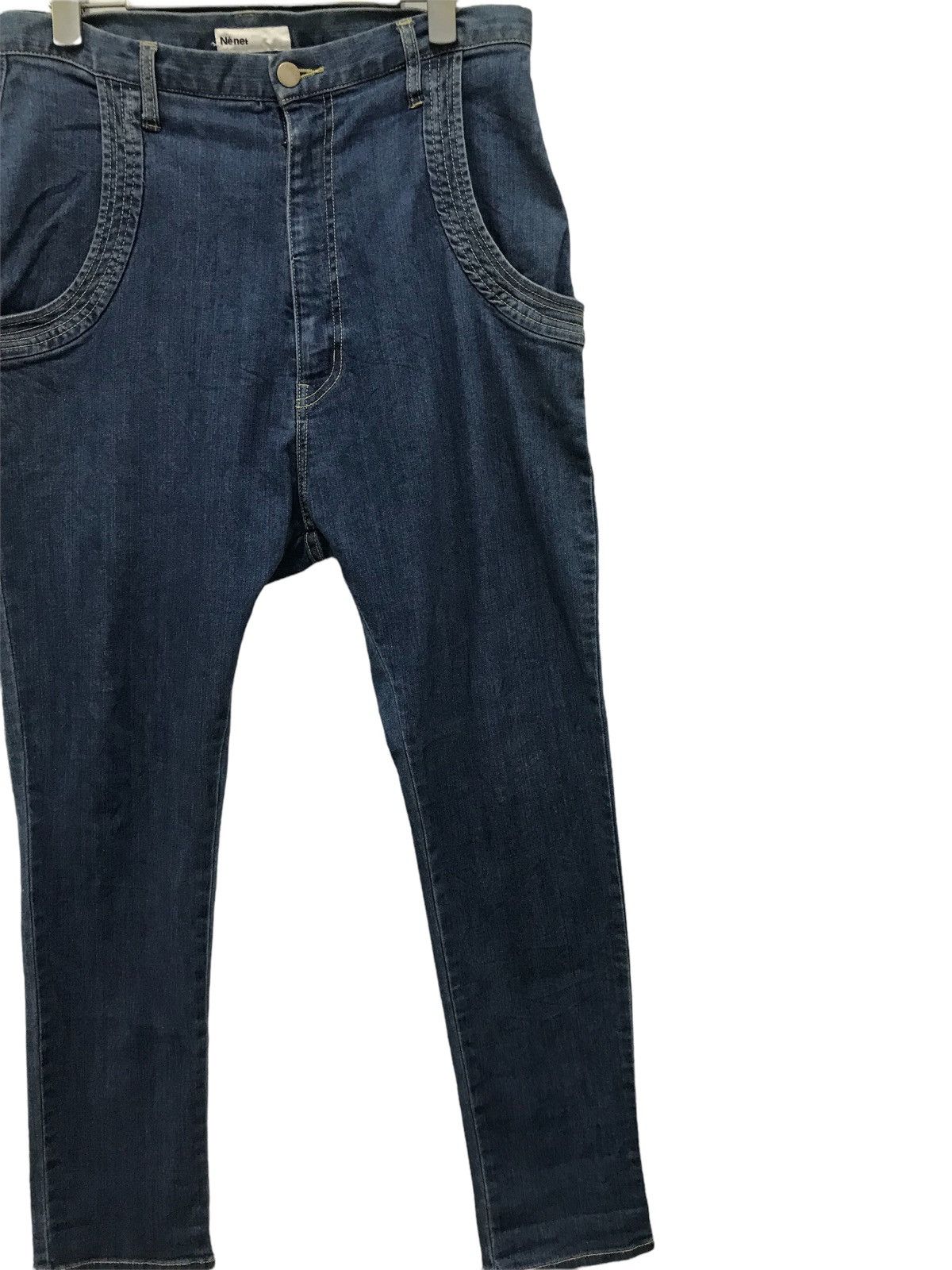 Issey Miyake × Ne-Net × Vintage Issey Miyake Ne-Net Denim skinny pant Size US 30 / EU 46 - 4 Thumbnail
