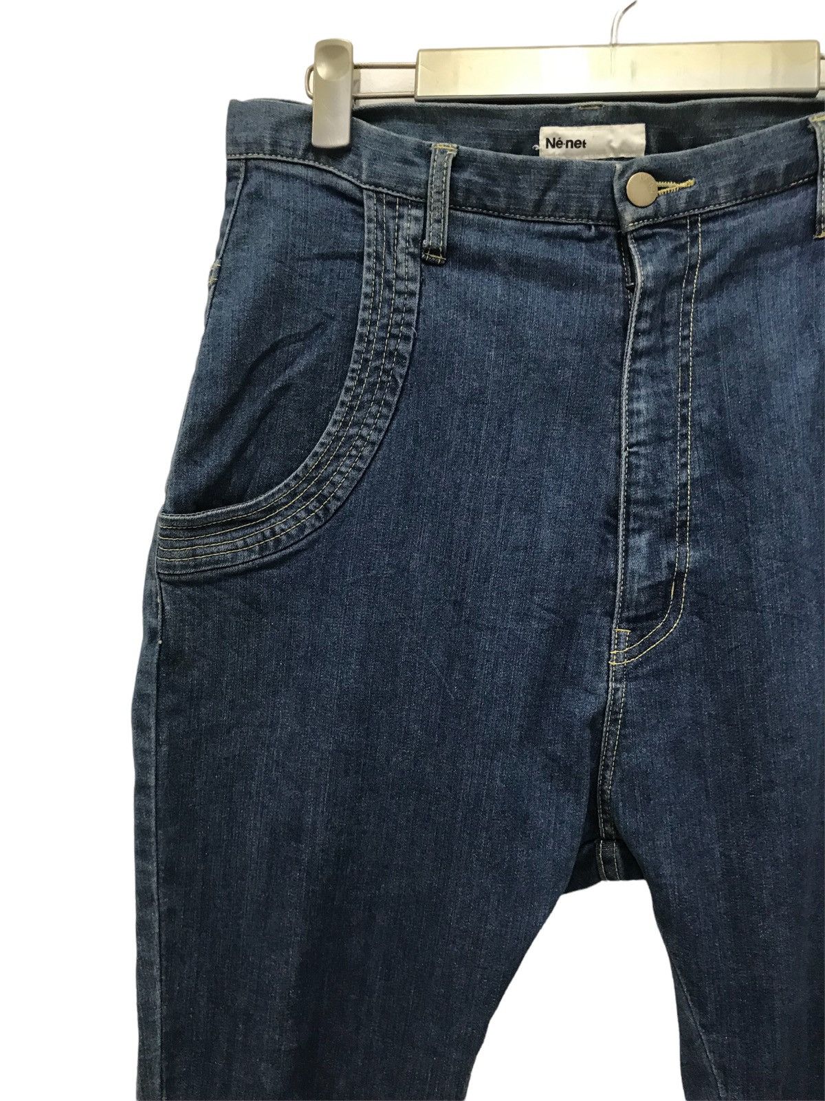 Issey Miyake × Ne-Net × Vintage Issey Miyake Ne-Net Denim skinny pant Size US 30 / EU 46 - 9 Thumbnail