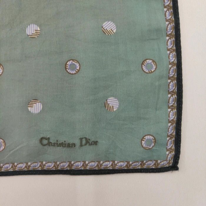 Christian Dior Monsieur × Vintage CD Handkerchief/ Neckerchief/ Bandana - 3F2214 Size ONE SIZE - 5 Thumbnail