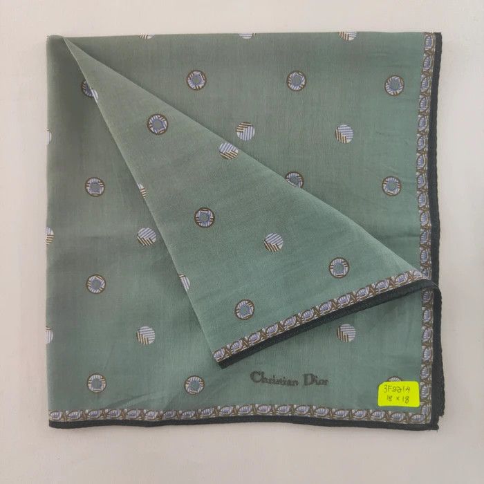 Christian Dior Monsieur × Vintage CD Handkerchief/ Neckerchief/ Bandana - 3F2214 Size ONE SIZE - 1 Thumbnail