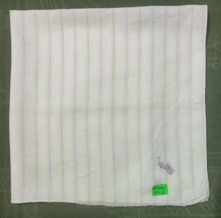 Polo Ralph Lauren × Vintage PRL Handkerchief/ Neckerchief/ Bandana - 3F2283 Size ONE SIZE - 4 Thumbnail
