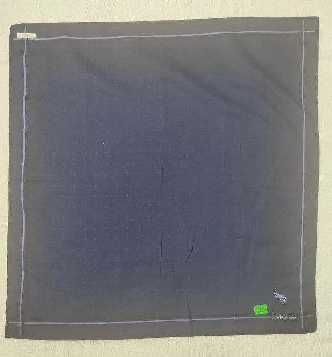 Polo Ralph Lauren × Vintage New PRL Handkerchief/ Headscarf/ Bandana - 3F2281 Size ONE SIZE - 3 Thumbnail
