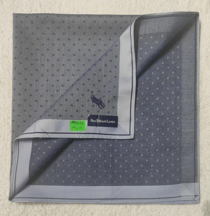 Polo Ralph Lauren × Vintage New PRL Handkerchief/ Headscarf/ Bandana - 3F2278 Size ONE SIZE - 2 Thumbnail
