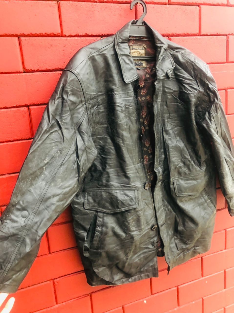 Palace Vintage Palace Designer Fashion Style Leather Jacket Size US L / EU 52-54 / 3 - 5 Thumbnail
