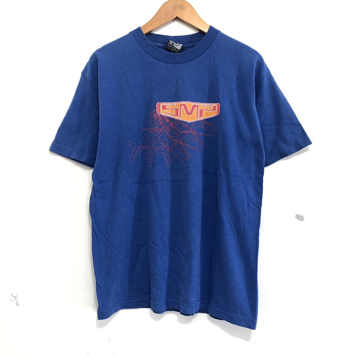 Vintage Vintage SMP Skateboard logo Tshirt size L Size US M / EU 48-50 / 2 - 1 Thumbnail
