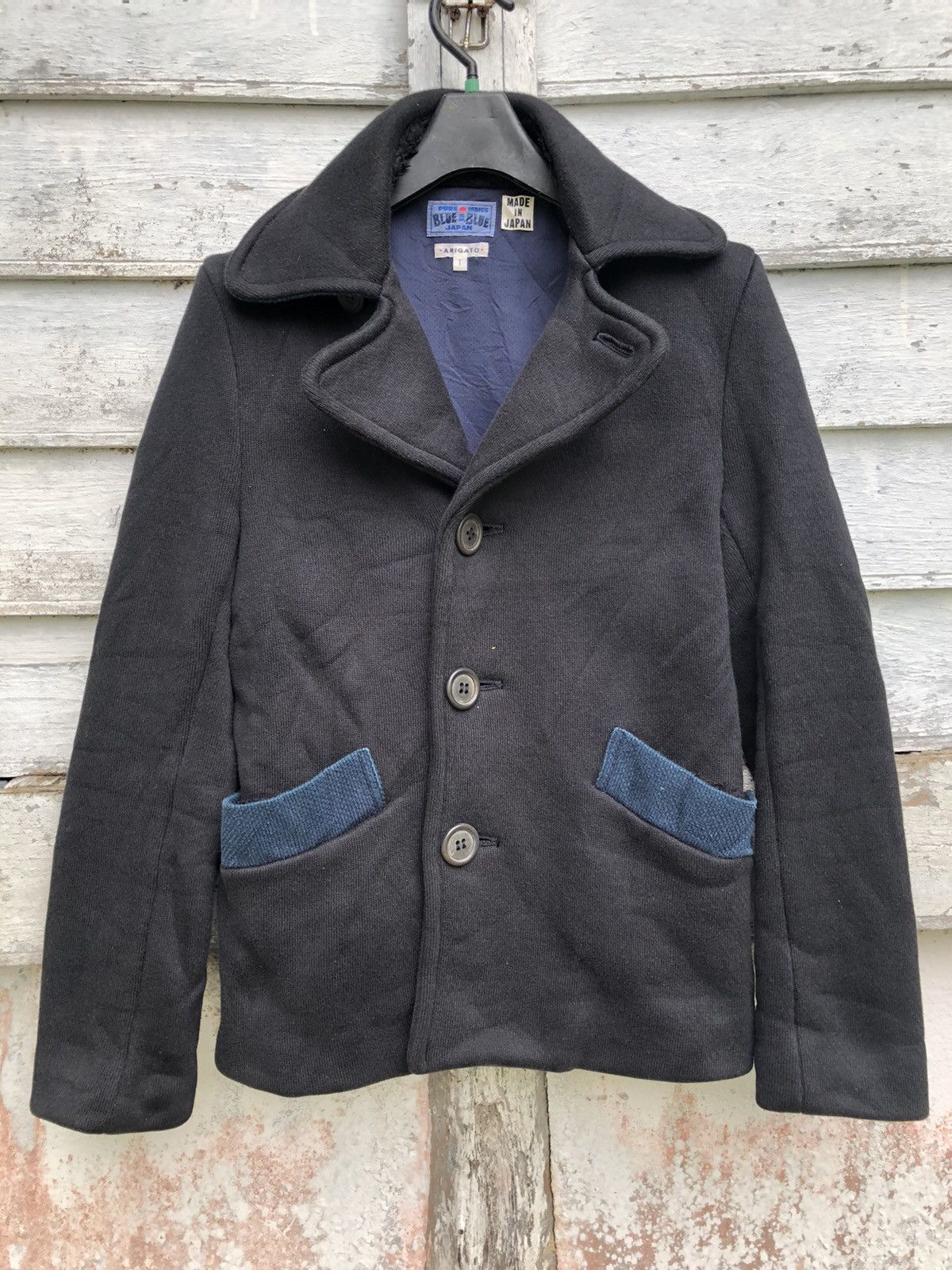 Blue Blue Japan Soulive-Indigo Dyed MA-1 Bomber Jacket | Grailed
