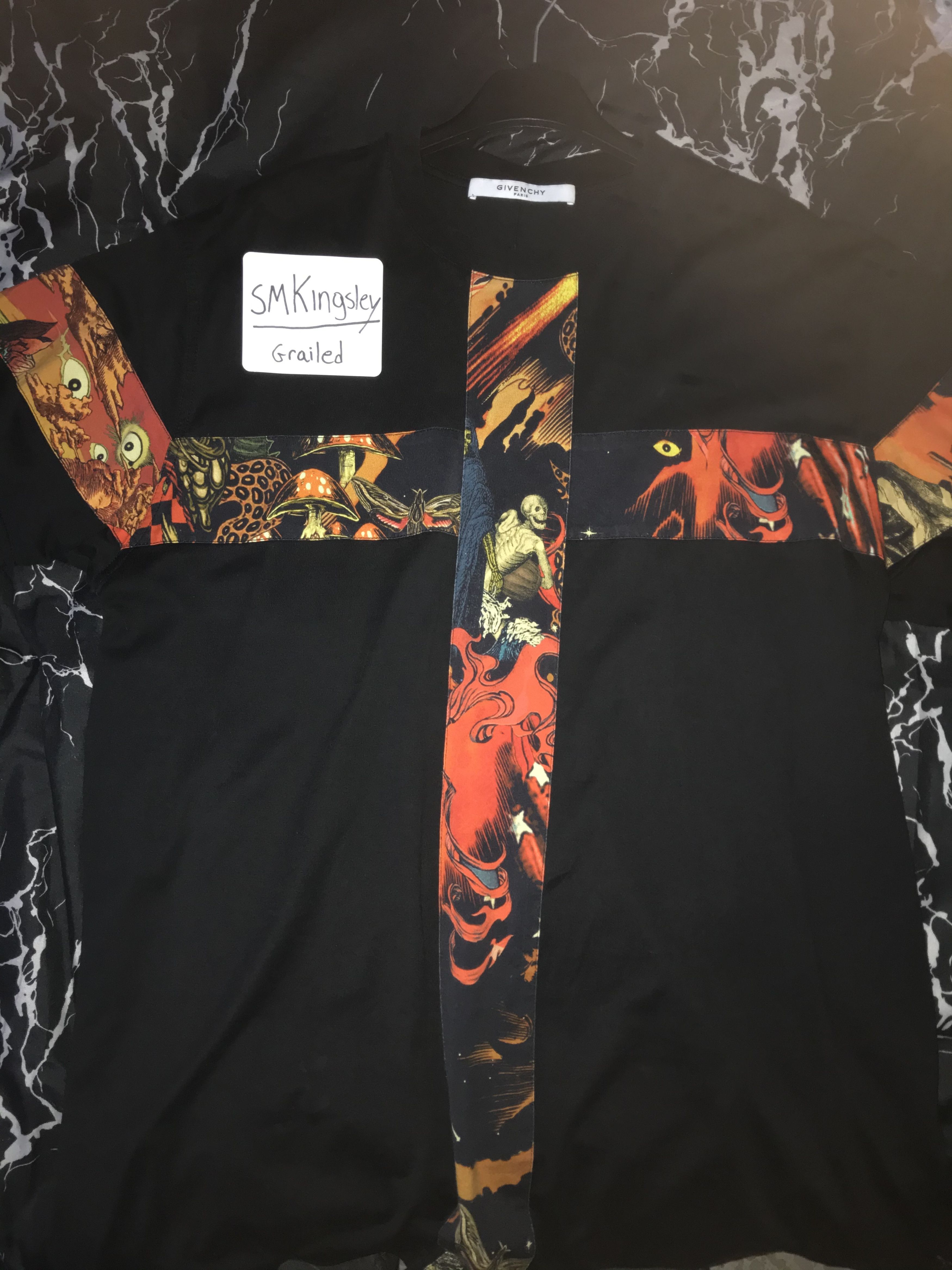 image of Givenchy Skeleton Print in Black, Men's (Size Small)