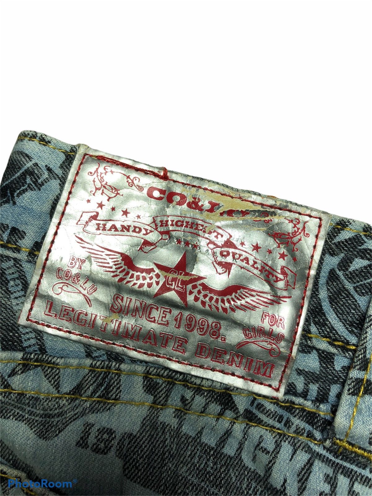 Japanese Brand OVER PRINT⚡️⚡️CO&LU DENIM INSPIRED HYSTERIC GLAMOUR Size US 30 / EU 46 - 7 Thumbnail