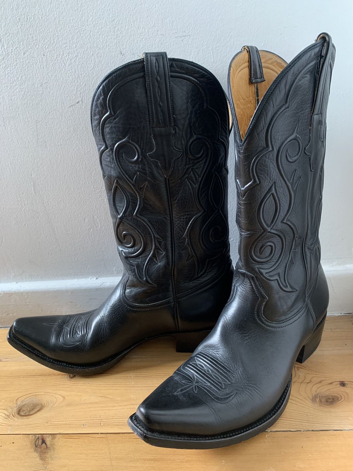 Vintage Heritage Boot Co “Noir” cowboy boots from Austin, TX Grailed