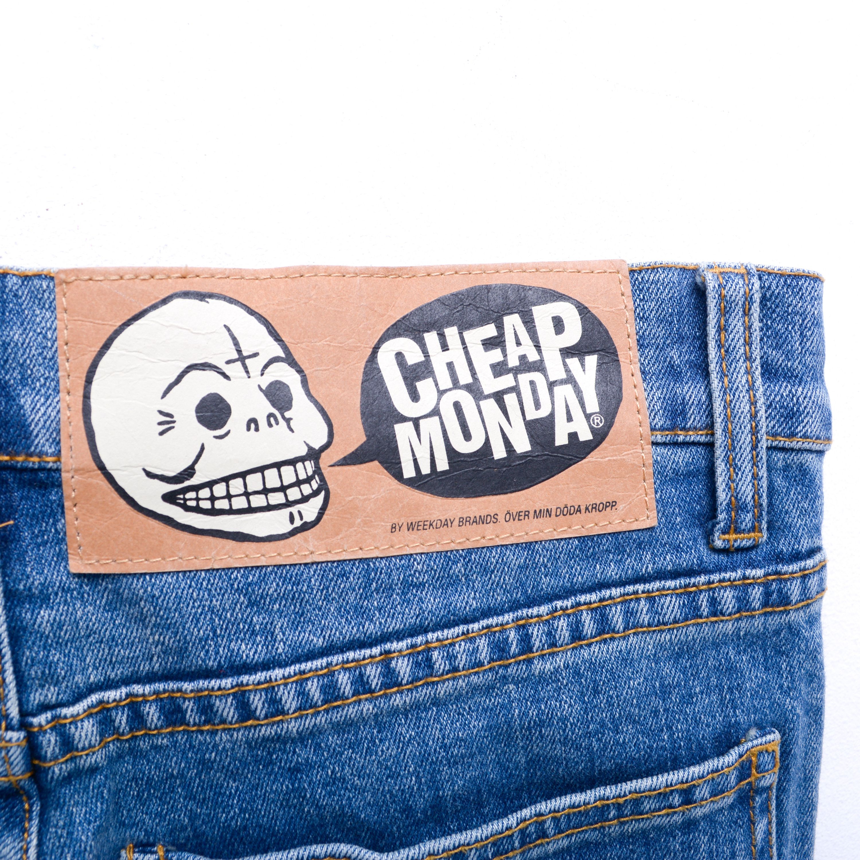 Cheap Monday 'Tight Dark Wash' Jeans Denim Pants Trousers Skinny Zip Size US 27 - 4 Thumbnail