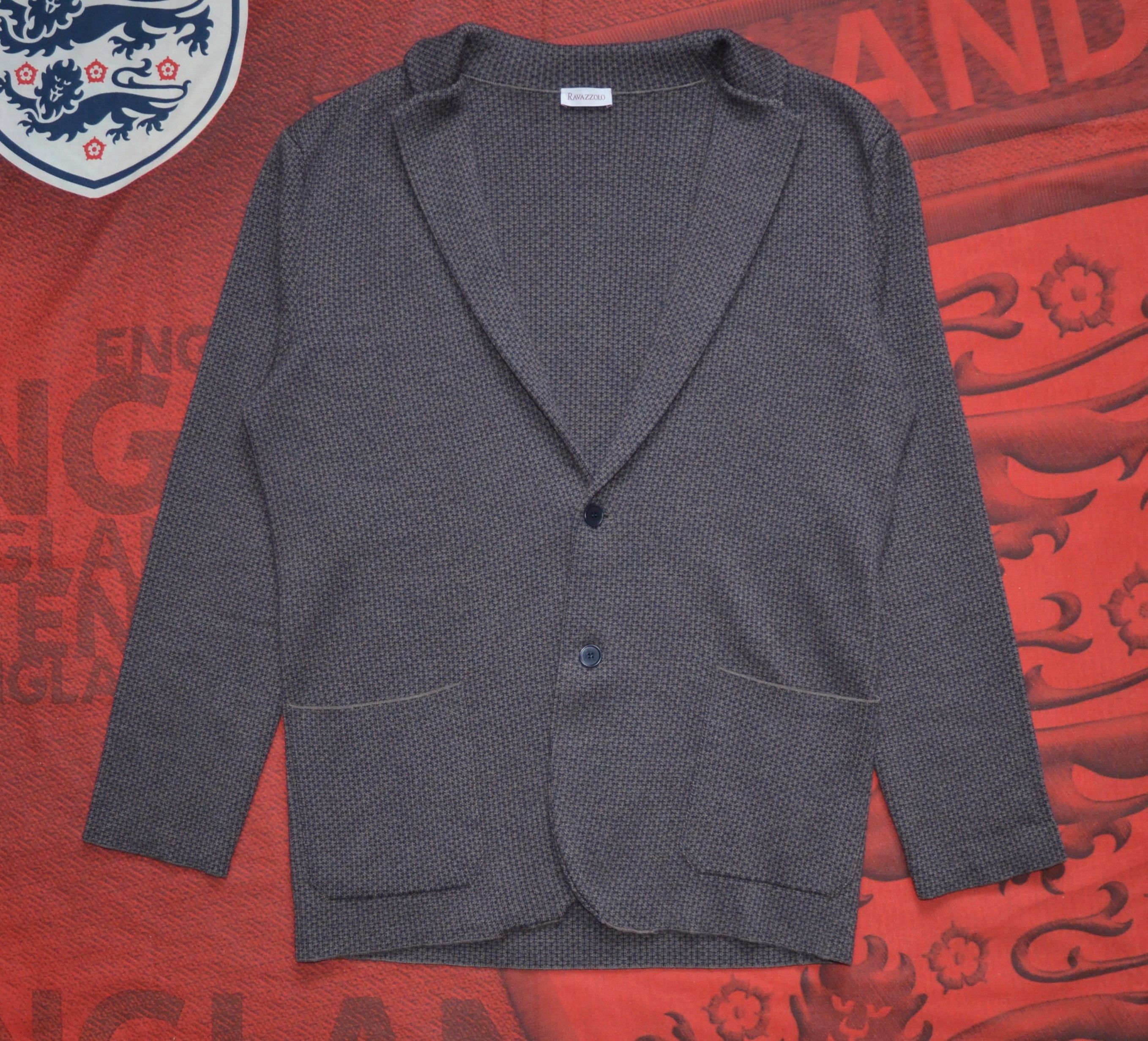 Other Ravazzolo Mens Wool Cardigan Sweater Size L Made In Italy Size US L / EU 52-54 / 3 - 23 Thumbnail