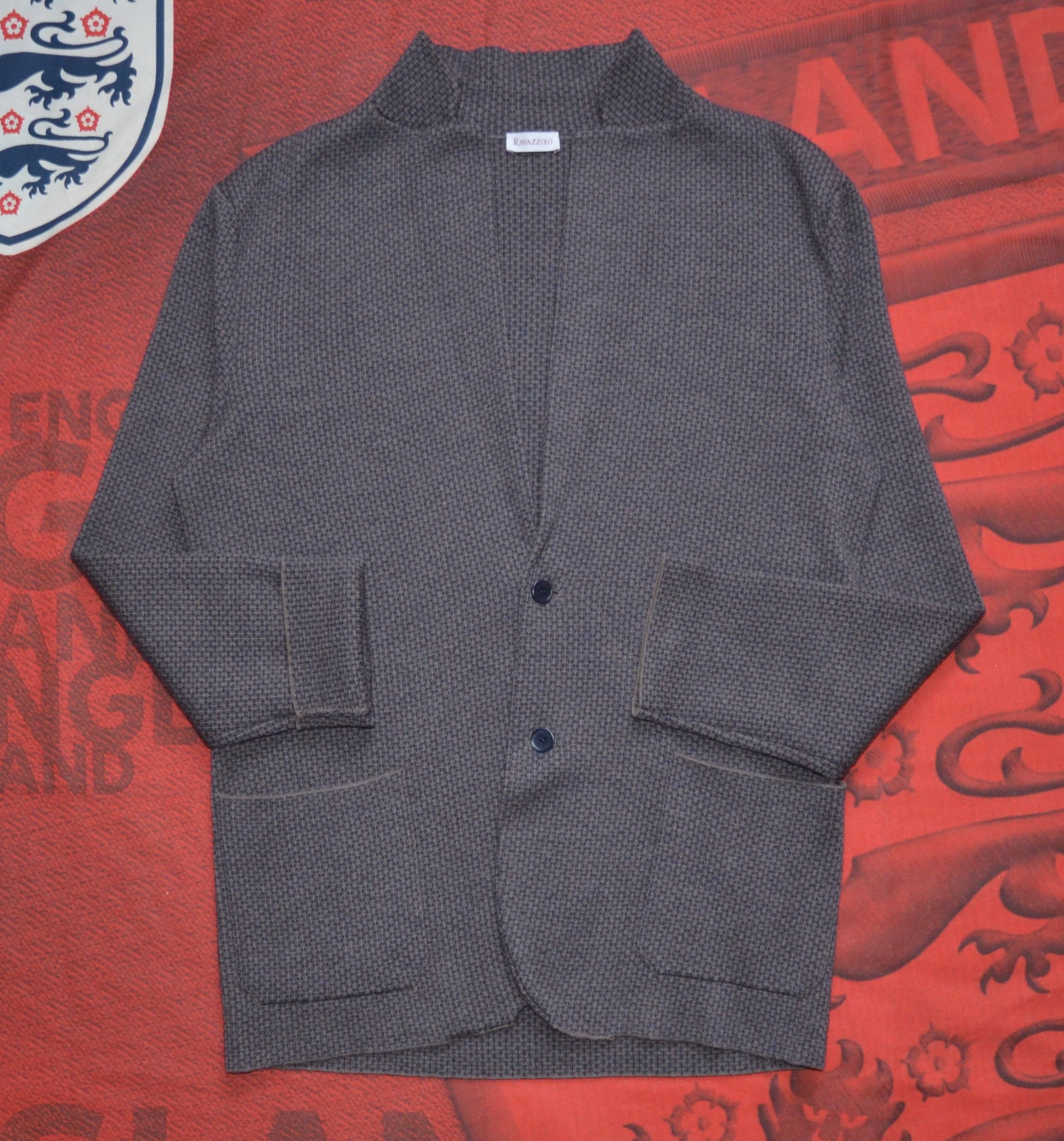 Other Ravazzolo Mens Wool Cardigan Sweater Size L Made In Italy Size US L / EU 52-54 / 3 - 5 Thumbnail