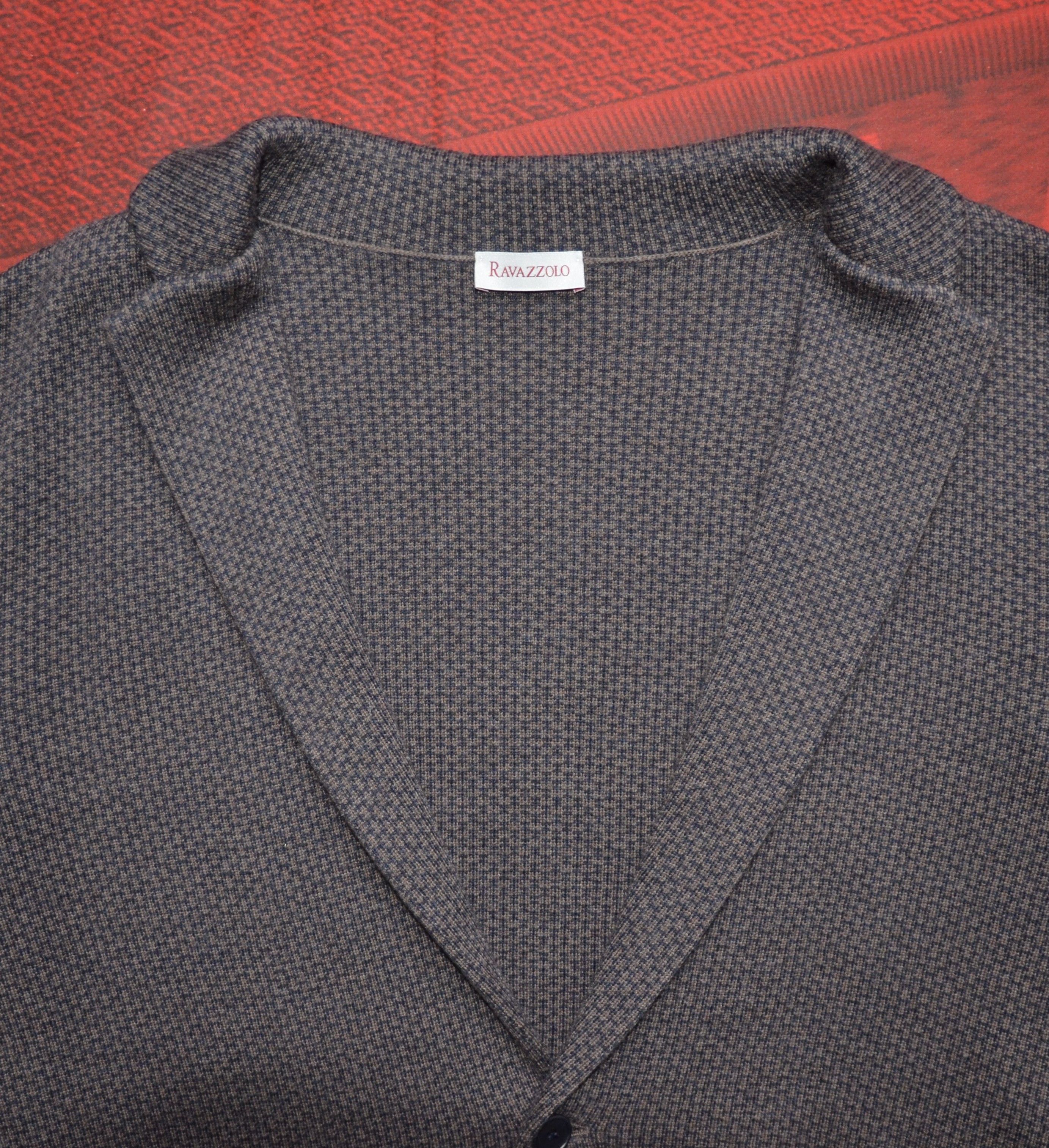 Other Ravazzolo Mens Wool Cardigan Sweater Size L Made In Italy Size US L / EU 52-54 / 3 - 15 Thumbnail