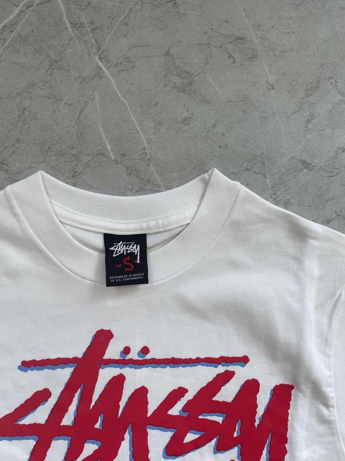 Stussy UNWORN* Stussy Old skool bugged out crew tee Size US S / EU 44-46 / 1 - 3 Thumbnail