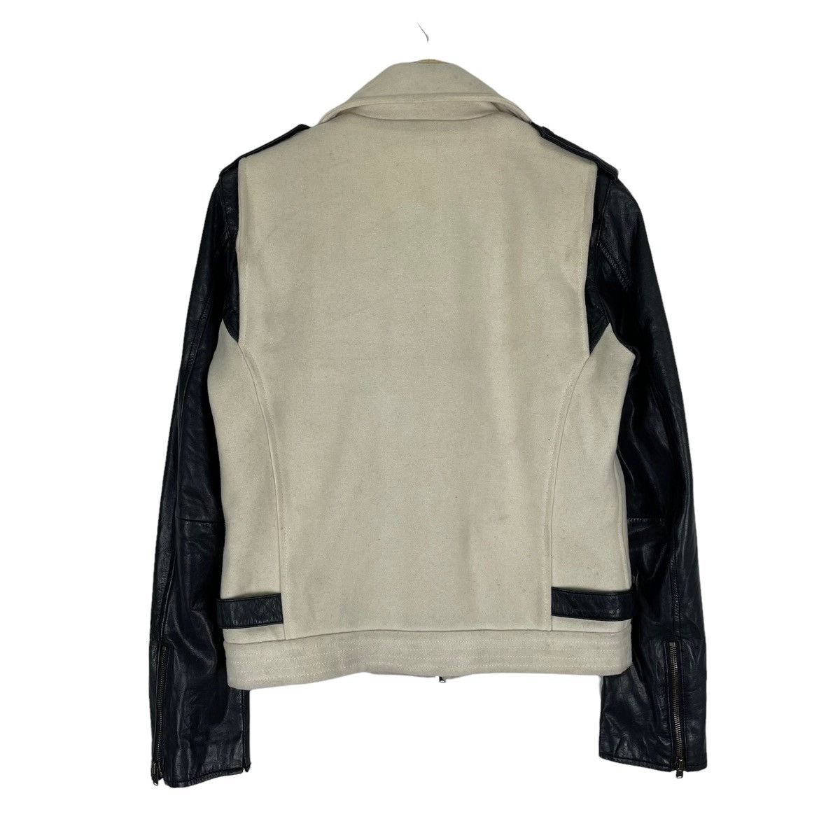 Other 🔥RICO BIKERS WOOL SLEEVE LEATHER JACKET Size US M / EU 48-50 / 2 - 9 Thumbnail