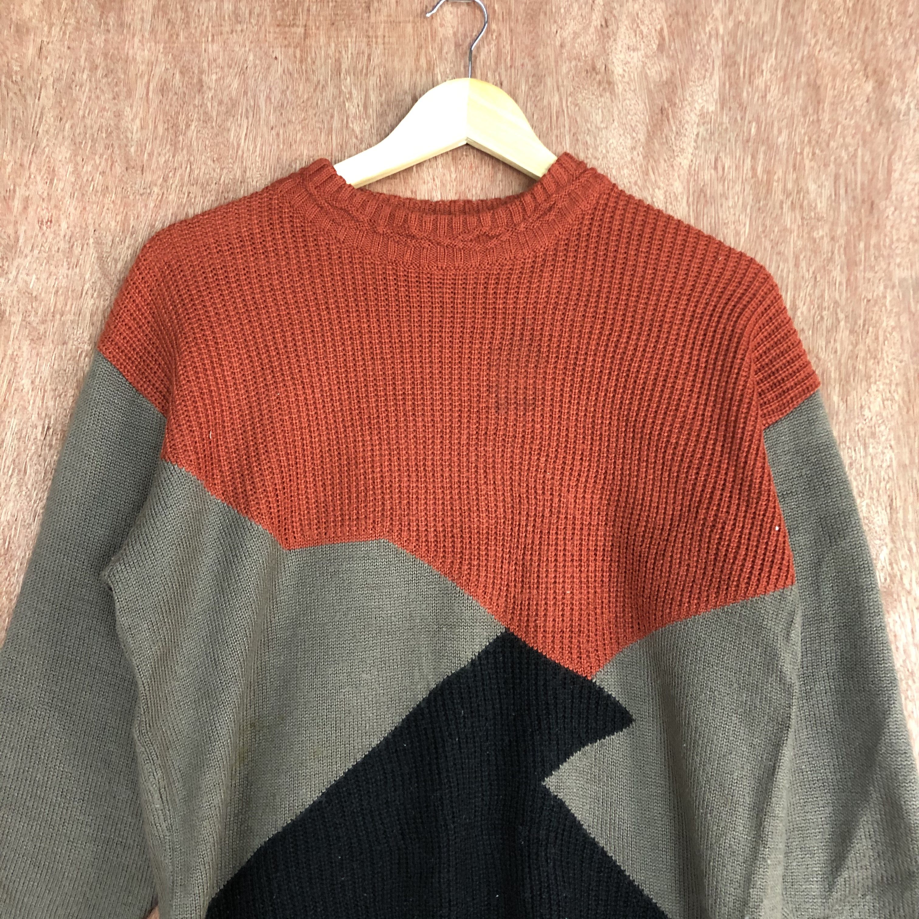 Japanese Brand DLL Japan art knitwear Multicolor #c442 Size US M / EU 48-50 / 2 - 2 Thumbnail